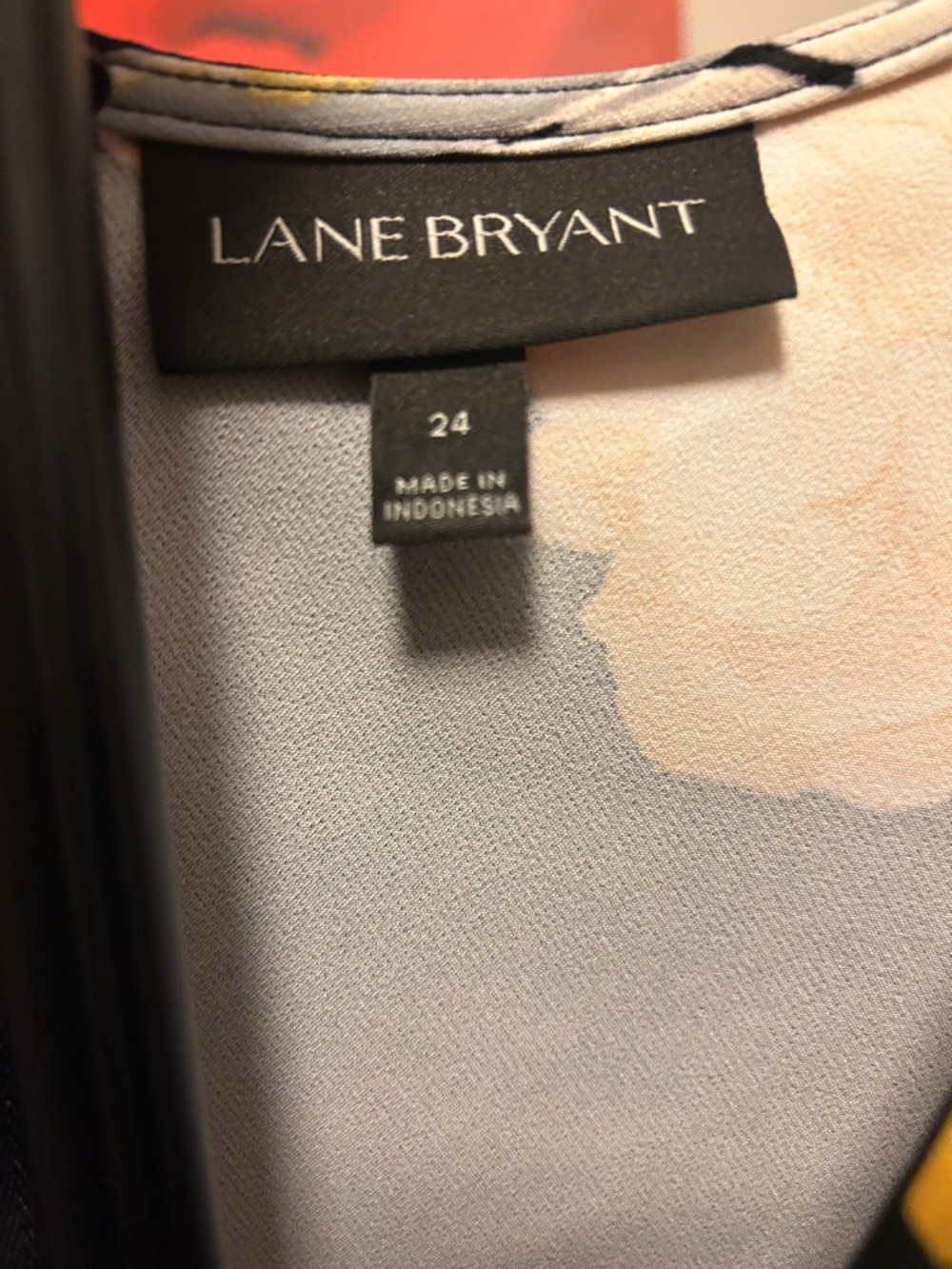 Lane Bryant Black Maxi Dress with Yellow Floral Print - Picture 2 of 4